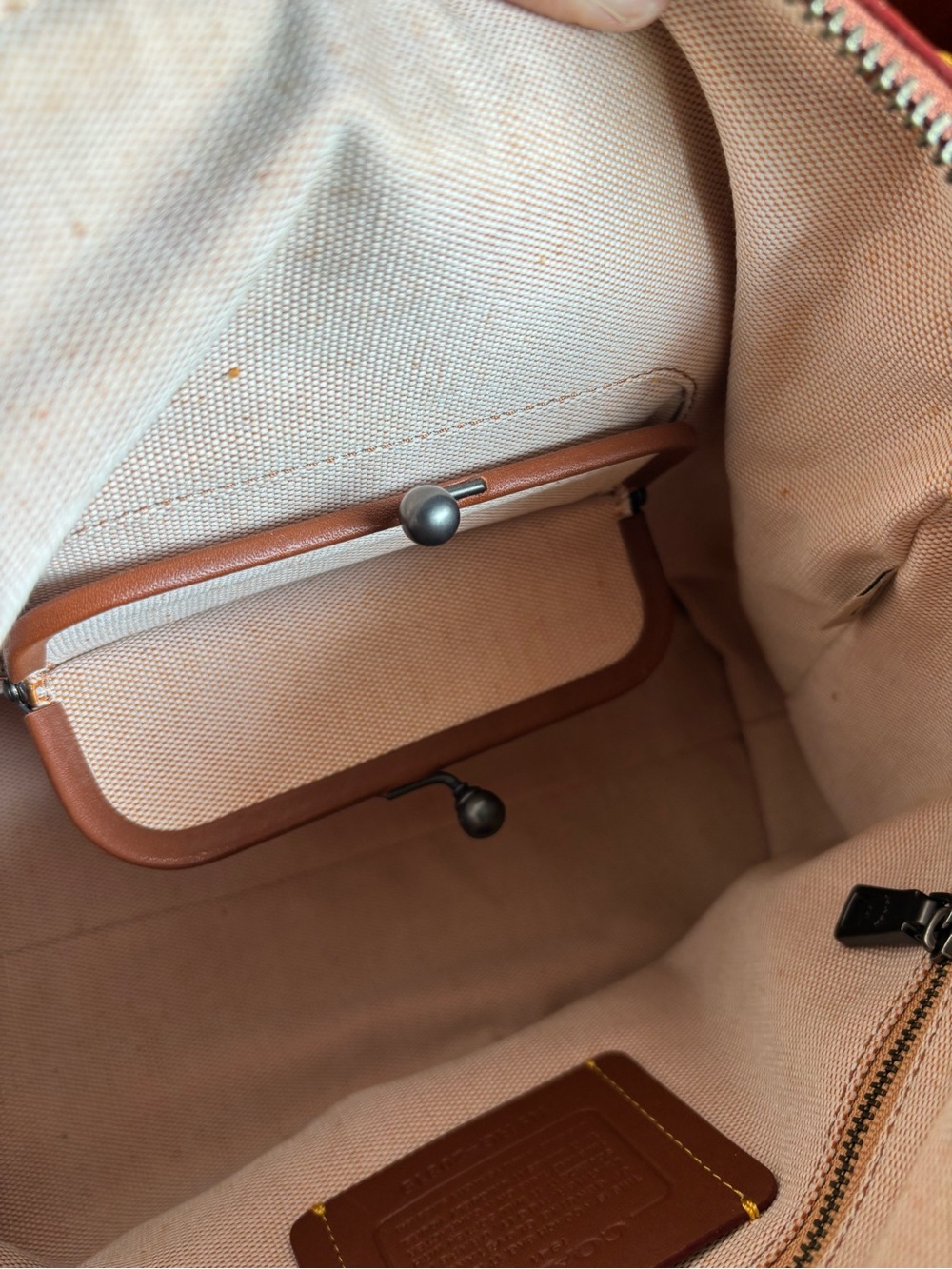 Coach 1941 Rogue in Saddle/ Matte Gunmetal - Picture 11 of 16